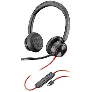 Poly Blackwire 8225 Premium Wired Headset – Actieve ruisonderdrukking – Hifi Stereo – Aansluiten op pc/Mac – Gecertificeerd voor Microsoft Teams