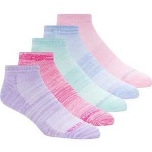Skechers Active S108158 lage damessokken, pak van 5 stuks, maat 9-11, Pastel combinatie, Tamaño de calcetin: 42-44