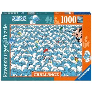 Ravensburger Verlag GmbH Ravensburger 17291 - Smurfs Challenge - puzzel van 1000 stukjes voor volwassenen en kinderen van 14 jaar en ouder