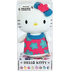 JEMINI 024062 Hello Kitty Pluche +/- 11 CM met Bluetooth-luidspreker - Willekeurige levering: jurk roze of blauw