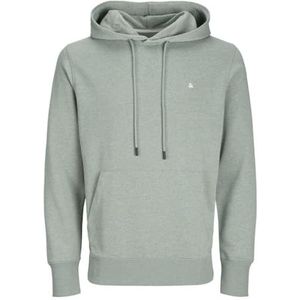 Jack & Jones - JJEPAULOS - Sweat Hood - Iceberg Green - Melange - Trui