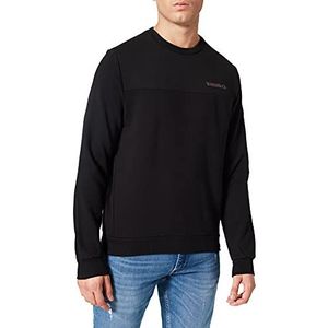 Timezone Heren Hi-tech Crewneck sweatshirt, Caviar Black, M