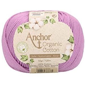 Anchor Organic Cotton 4-draads ca. 125 m 00096 orchid 50 g