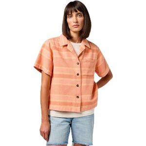 Wrangler Camp Shirt voor dames, Gebrand meloen, XXL