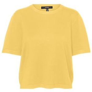 VERO MODA VMSILJE 2/4 O-NCK Oversize Pull GA NOOS, Lemon Drop., L