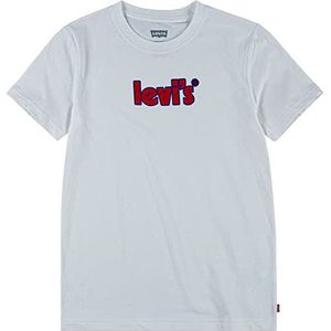 Levi's Kids Lvb T-shirt met korte mouwen voor jongens, Kleur: wit, 8 Jaren
