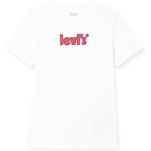 Levi's Kids Lvb T-shirt met korte mouwen voor jongens, Kleur: wit, 24 Maanden