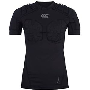 Canterbury Pro Protection Vest voor dames, beschermt borst en schouders, ademend, licht en flexibel, zwart, 18