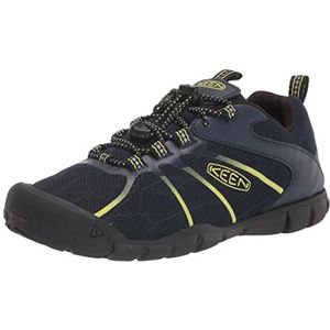 KEEN Chandler 2 CNX Sneakers voor kinderen, uniseks, Zwarte iris evening primrose, 27/28 EU