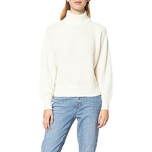 Noisy may Timmy gebreide trui met lange mouwen en hoge hals, Sugar Swizzle, XL