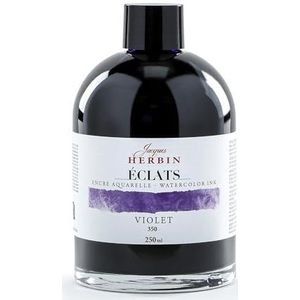 Jacques Herbin 18350TAMZ - Beaux-Arts Aquarel inkt, violet, 250 ml