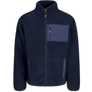 Jack & Jones - Fleecejack - Heren - Casual Look - Hoge Opstaande Kraag