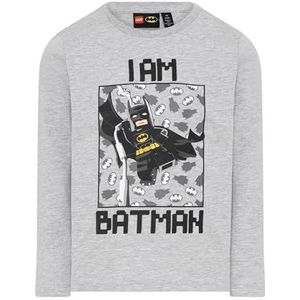 LWTAYLOR 705 - T-shirt L/S, gemengd grijs, 140 cm