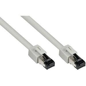 Good Connections PREMIUM cat. 8.1 patchkabel - 0,5 m - RNS vergrendelingsbescherming -S/FTP- 40GB/2000MHz - koperen geleider CU - halogeenvrije LSZH - netwerk LAN-kabel compatibel met CAT.7 / 6A / 6 /