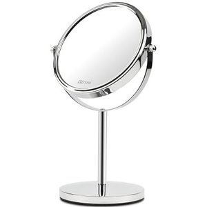 Girmi BE01 make-upspiegel, dubbelzijdig, 360° rotatie, verchroomd