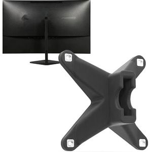 3IDEE - VESA Adapter - Voor Non-VESA Monitoren - 75x75 mm - Inclusief Schroeven