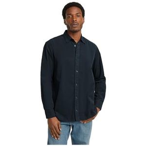 Clean Regular Shirt met lange mouwen, blauw (Legion Blue D25196-d751-862), XS