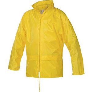 GEBOL Regenjas Rain kleur geel 100% polyester/vinyl gecoat maat 56/58(XL)