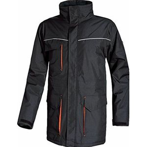 Delta Plus – Parka van polyester, ripstop, PVC, fleece, zwart, maat L