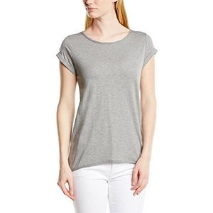 ESPRIT Dames T-shirt met boothals, effen