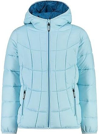 CMP - Gevoerde kinderjas met vaste capuchon, Anis, 104