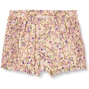 Noa Noa miniature Babyshorts voor meisjes, fijn Crushed Viscose, casual shorts, Print geel, 6 Maanden