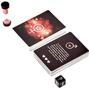 Creative Conceptions spel voor koppels met erotische taken, bevat 1 kubus, 1 zandloper, 90 kaarten, speciale kaarten en 2 jokers in het Duits