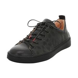 Think! Turna chroomvrij gelooide duurzame halfhoge schoenen voor dames, zwart combi 0050, 40 EU