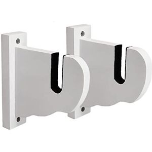 BiJun Skateboard Wall Mount, Longboard Hanger Skateboard Display Rack, voor Past Skateboard, Longboard, Skis, Nowboards, Waterski's en Elektrisch Skateboard (Wit)