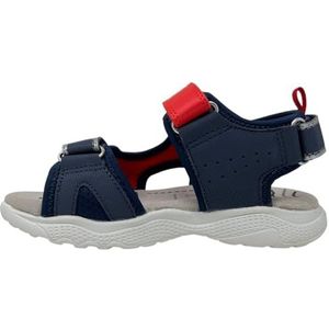 Geox J Splush Boy sandalen voor jongens, rood (navy red), 34 EU
