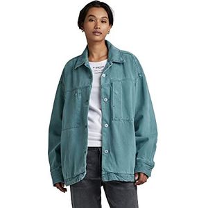 G-STAR RAW Dames Oversized Workwear Long Sleeve Shirt Jacket, Groen (Rainbow Foliage Green GT D300-G005), XL, Groen (Rainbow Foliage Green Gd D300-g005), XL