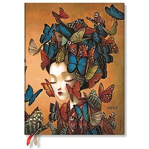 Paperblanks 12-Month Flexi Planners 2022 Madame Butterfly | Vertical | Ultra (180 × 230 mm)