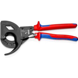 Knipex Kabelschaar (ratelprincipe, 3-versnellingen) zwart geatramenteerd, met meer-componentengrepen 320 mm 95 32 320