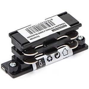 4-weg type I in elegant zwart, ideaal voor het efficiënt aansluiten en organiseren van stroomcircuits en automatiseringsprojecten.