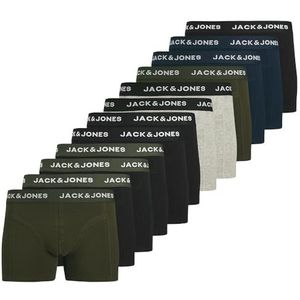 JACK & JONES Heren Jacbenja Trunks 12 Pack, zwart, S, zwart, S