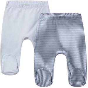 United Colors of Benetton Set van 2 broeken, Blauw, 12 Maanden
