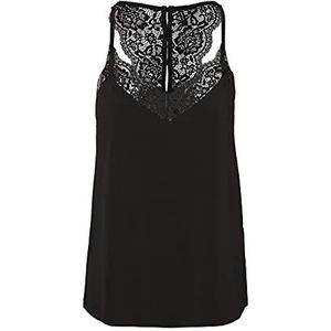 Vero Moda Vmana Tanktop voor dames, S/L, Zwart, M