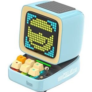 Divoom Ditoo Pixel Art LED draagbare Bluetooth luidspreker, 256 programmeerbaar LED-paneel met feestlicht, smart digitale tafelklok,ondersteunt TF-kaart