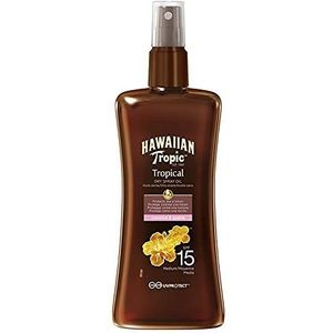 HAWAIIAN Tropic COCONUT & GUAVA droge olie SPF15 spray 200 ml