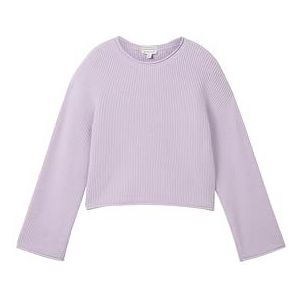 TOM TAILOR Basic trui met ronde hals voor meisjes en kinderen, 36457 - Cool Lilac, 128
