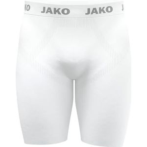 JAKO Unisex Short Tights Seamless, wit, XS