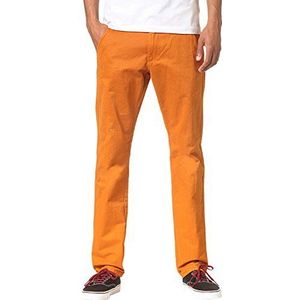 SELECTED HOMME Herenbroek normale tailleband 16031733 Three Paris pumpkin chino broek