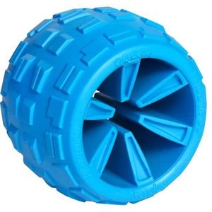Cycle Dog Medium Blue High Roller Plus Ball Treat Verbergen Hond Speelgoed met Ecolast Gerecycled Materiaal - Stoer & Duurzaam Kauwspeelgoed voor Honden & Puppy's/Geweldig om te spelen en voor