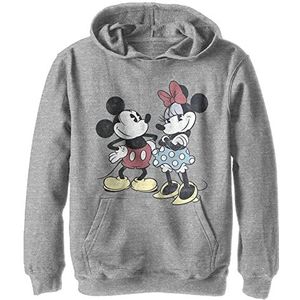 Disney Mickey Minnie Retro Hoodie, Sportief Heather, M, Sportief Heather, M