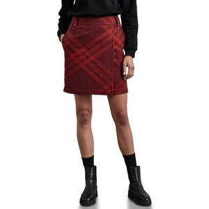 Street One Damesrok in wol-look, Beet Red, 40W