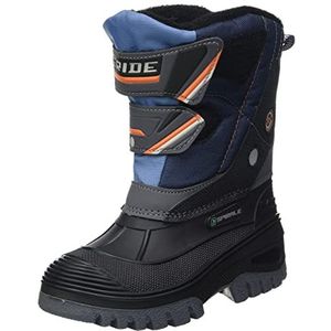 Spirale Frodo, Sneeuwboot voor Kinderen, Unisex-Kind, Blauw-Zwart, 39