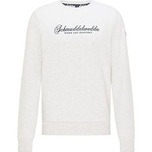 bridgeport Heren sweattrui 36613763-BR02, wolwit melange, S, wolwit, gemêleerd, S