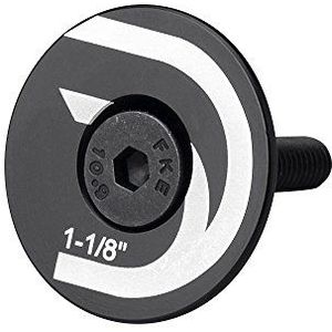 Deda Elementi Unisex platte bovenkant 1 1/8 inch zwarte pet en bout