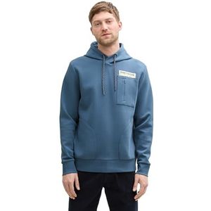 TOM TAILOR Sweatshirt voor heren, 36985 - Mystical Blue, XL