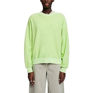 ESPRIT Sweatshirt met structuur, Citrus Green, L
